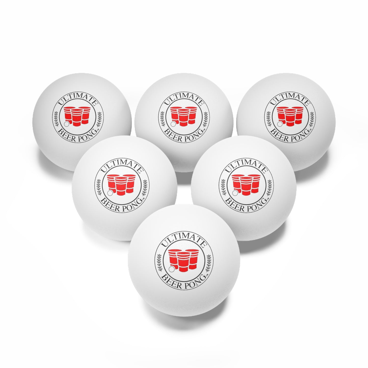 Ultimate Beer Pong - Official Balls, 6 pcs